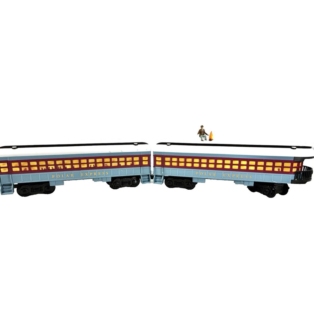 Lionel Train The Polar Express Passenger & Observation Cars  7-11022 G Gauge